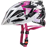 Uvex Air Wing Casco de Bicicleta- Unisex-Adult- White-Pink- 56-60 cm